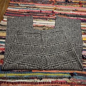 Michael Kors Black and Gray Knit Fabric Pants